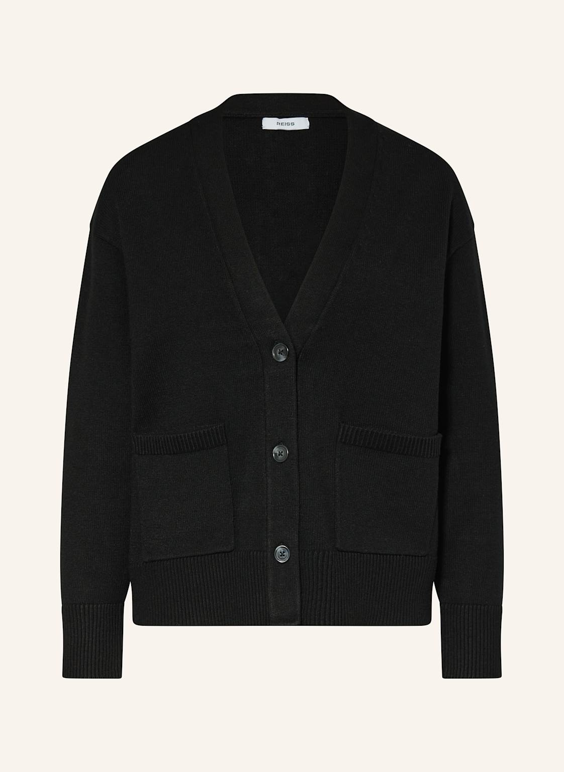 Reiss Strickjacke Harper schwarz Reiss Strickjacke Harper schwarz von REISS