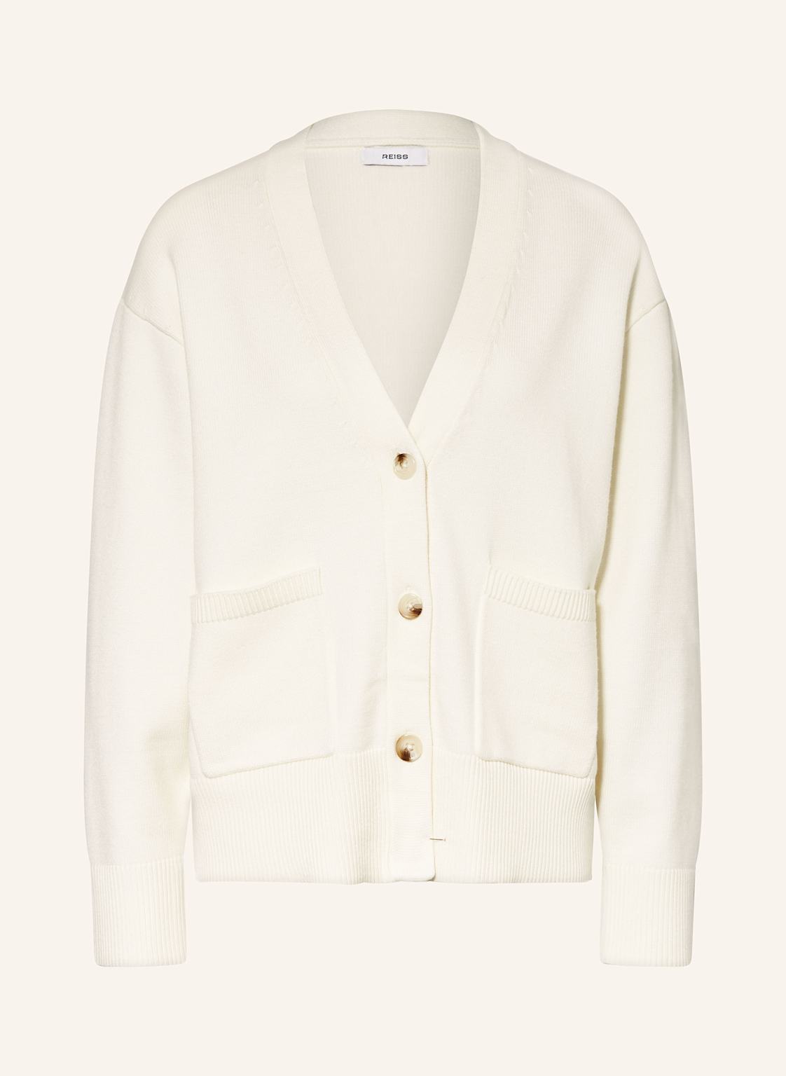 Reiss Strickjacke Harper weiss Reiss Strickjacke Harper weiss von REISS