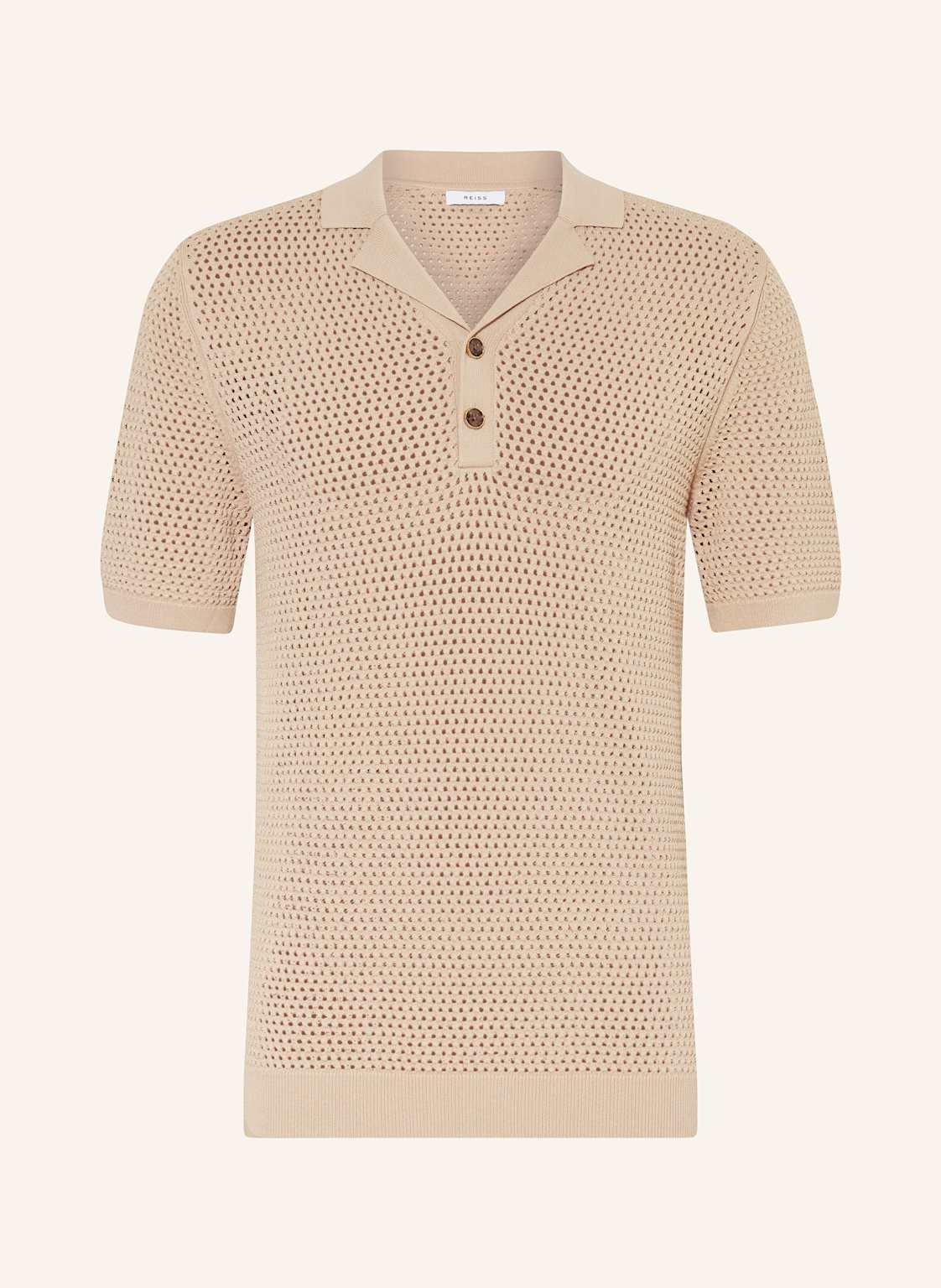 Reiss Strickshirt Fargo beige von REISS