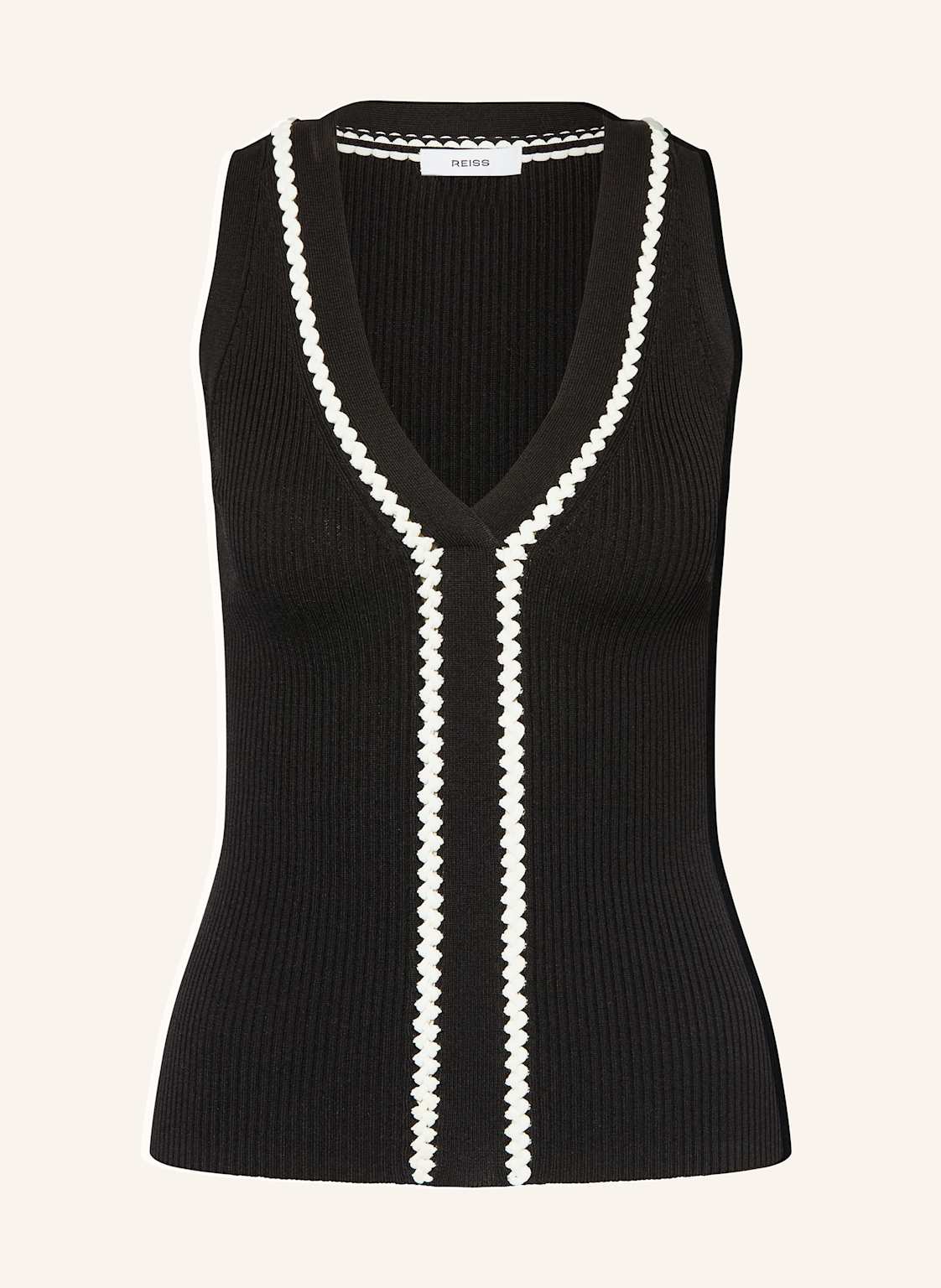 Reiss Stricktop Lanette schwarz Reiss Stricktop Lanette schwarz von REISS
