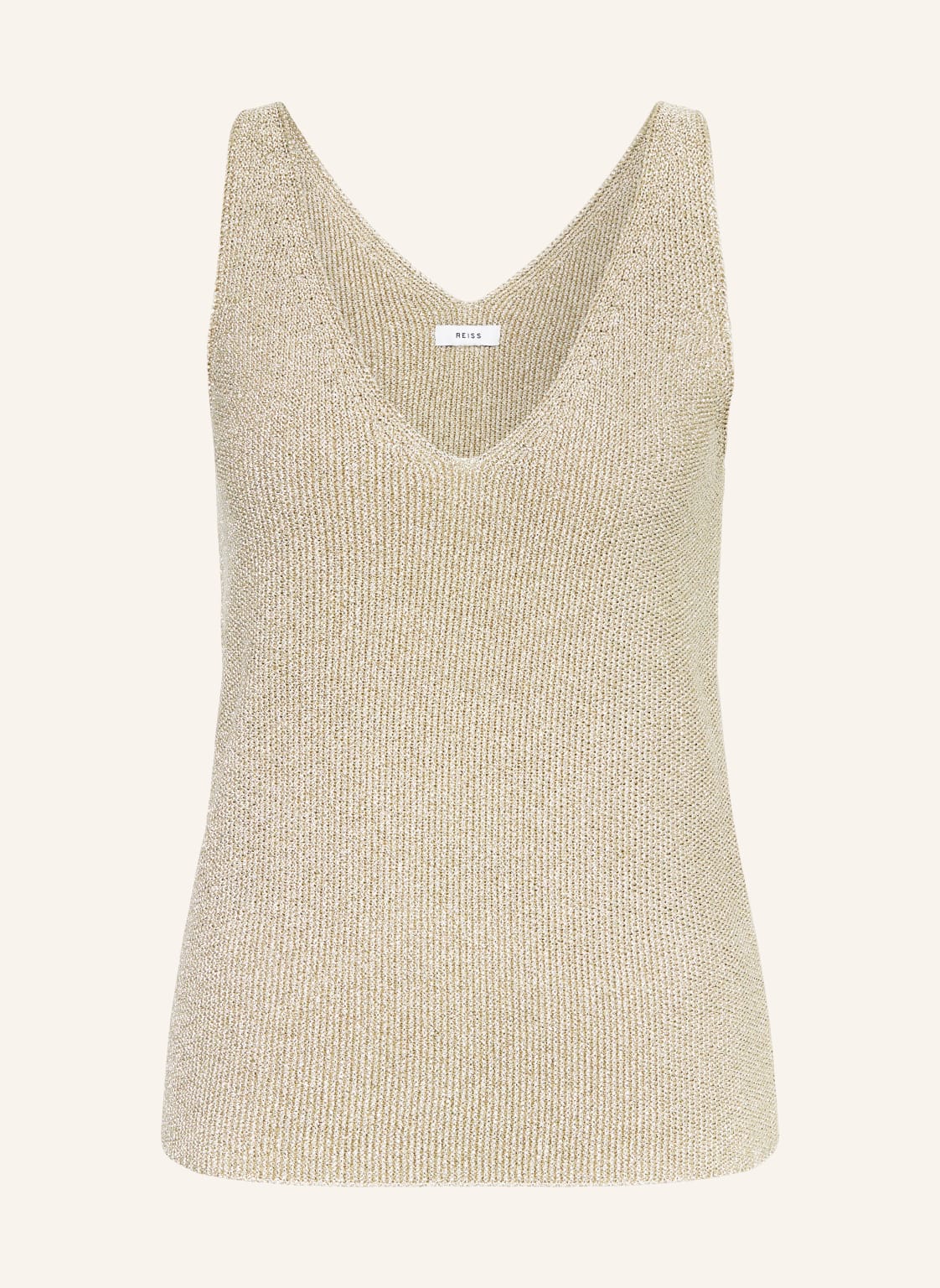 Reiss Stricktop Mika Mit Glitzergarn gold Reiss Stricktop Mika Mit Glitzergarn gold von REISS
