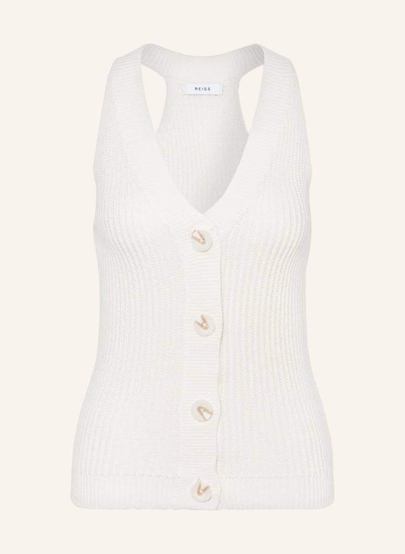 Reiss Stricktop Sinead Mit Leinen grau von REISS