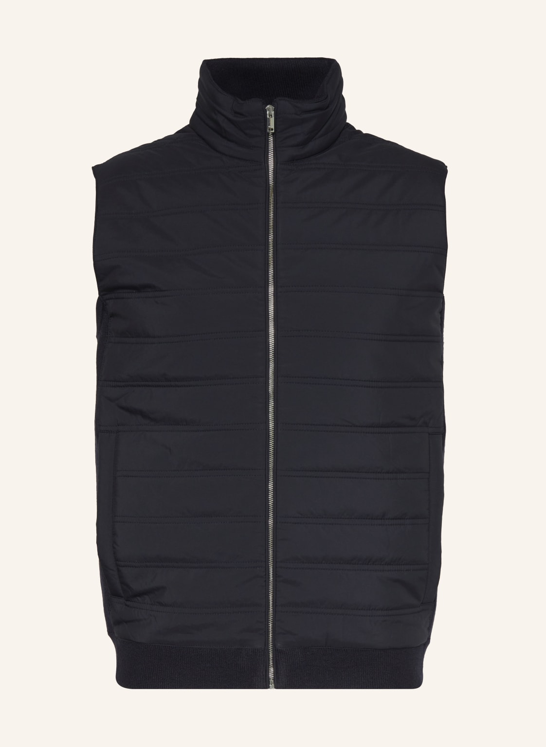 Reiss Weste William Im Materialmix blau Reiss Weste William Im Materialmix blau von REISS