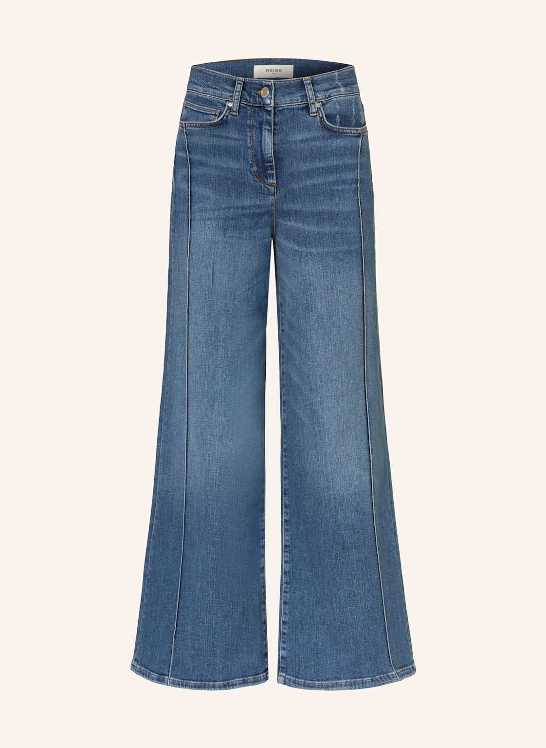 Reiss Wide Leg Jeans Heather blau Reiss Wide Leg Jeans Heather blau von REISS
