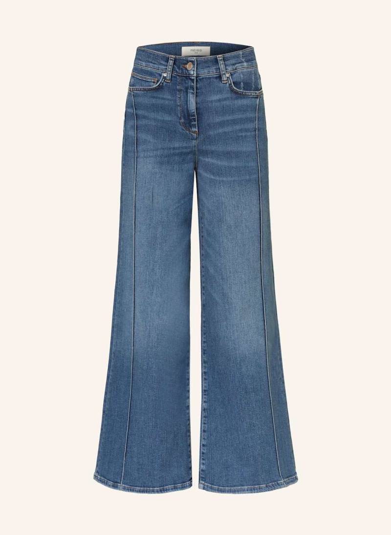 Reiss Wide Leg Jeans Heather blau von REISS