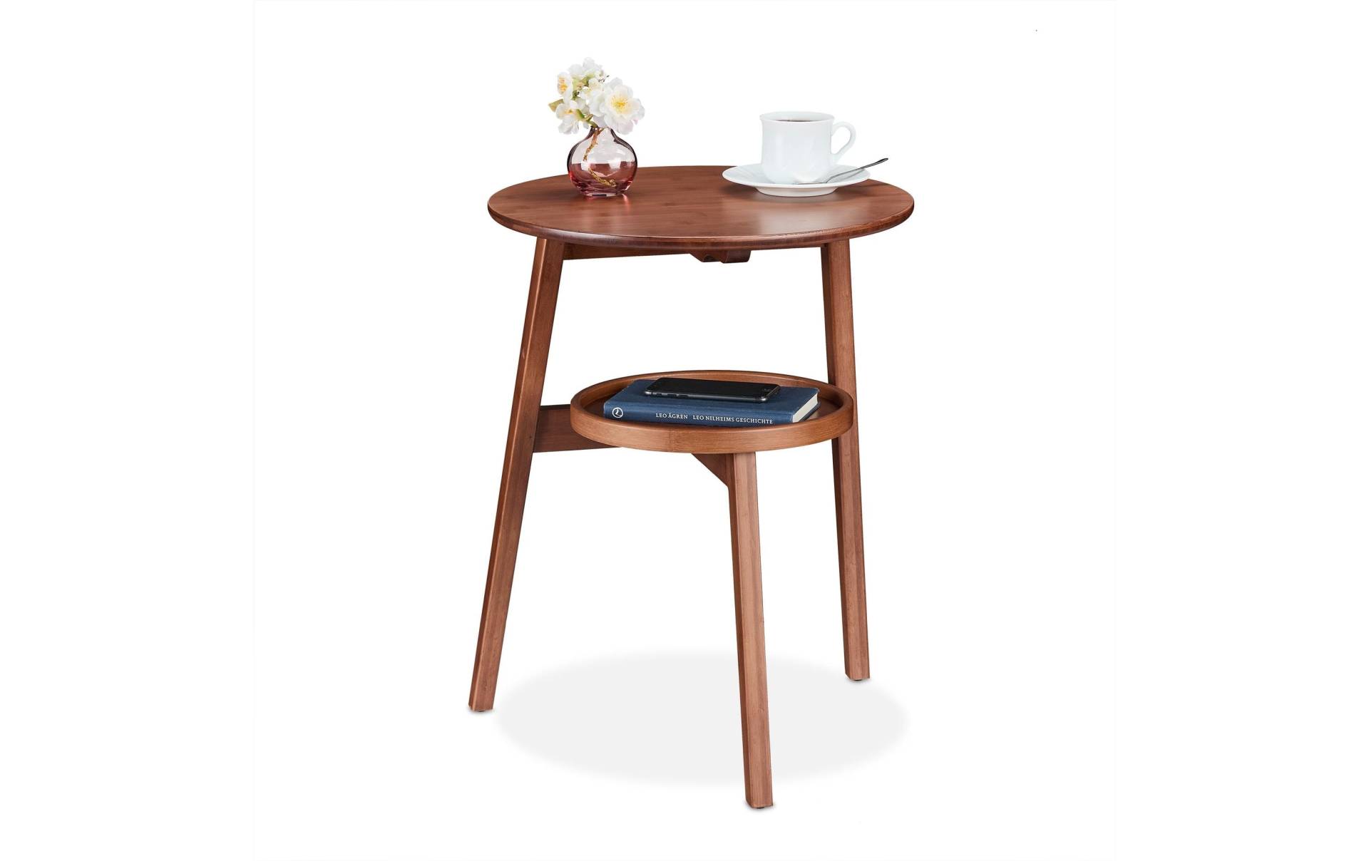 relaxdays Beistelltisch »2 Ablagen 60 x 47 cm« relaxdays Beistelltisch »2 Ablagen 60 x 47 cm« von RELAXDAYS