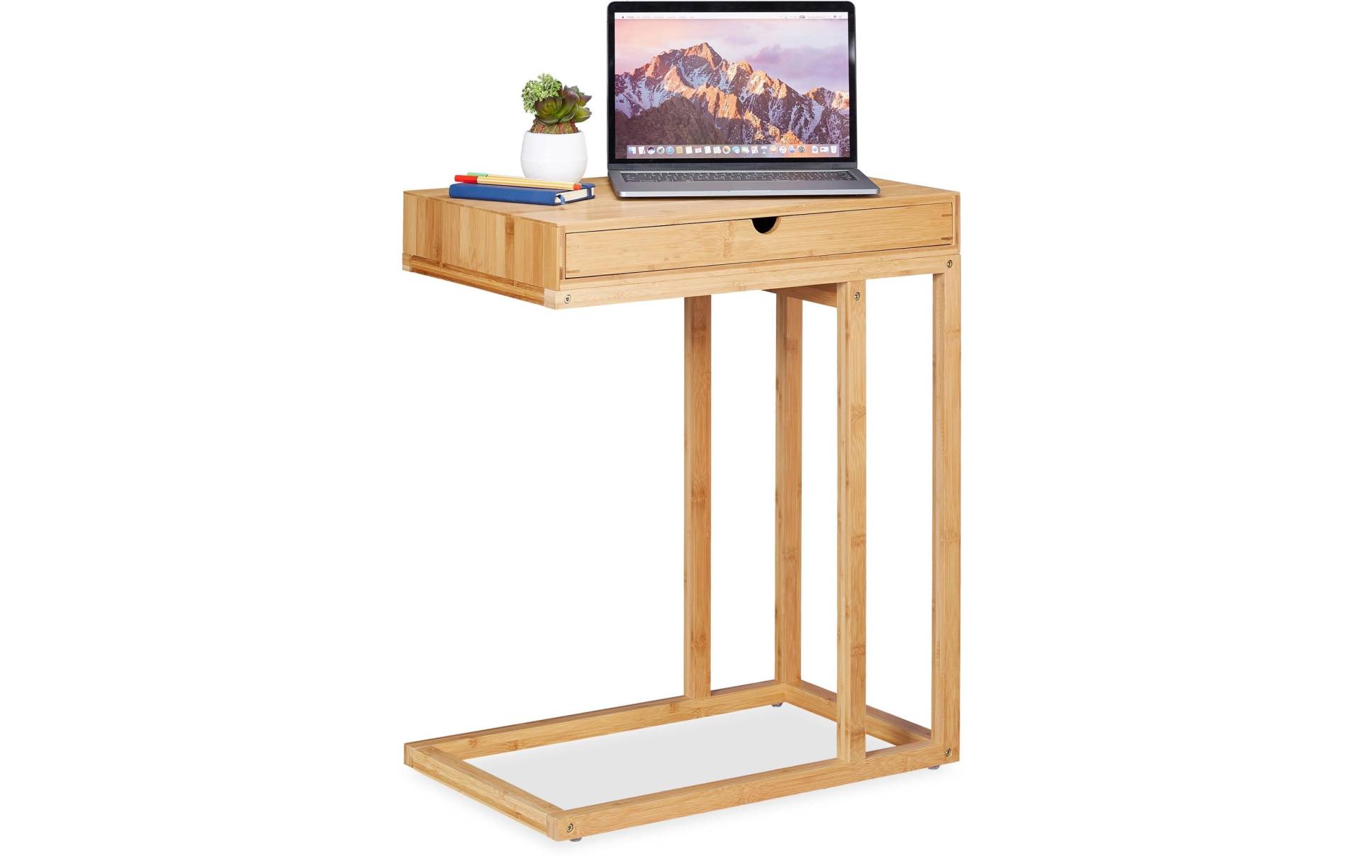 relaxdays Beistelltisch »mit Schubfach 55 cm x 68 cm« relaxdays Beistelltisch »mit Schubfach 55 cm x 68 cm« von RELAXDAYS