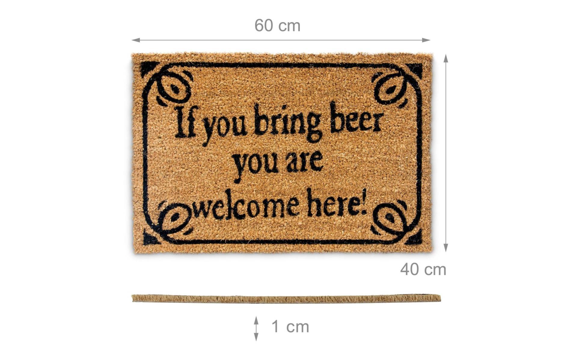 relaxdays Fussmatte »Fussmatte Bring Beer 40« relaxdays Fussmatte »Fussmatte Bring Beer 40« von RELAXDAYS