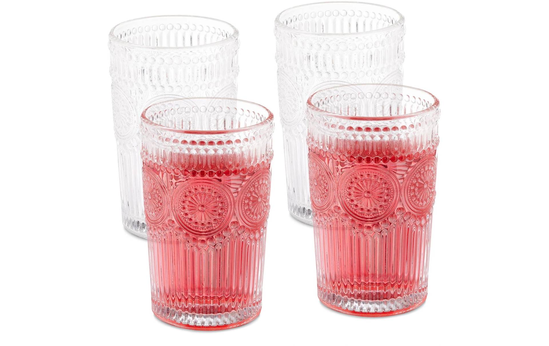 relaxdays Glas »4er Set, 400 ml« von RELAXDAYS