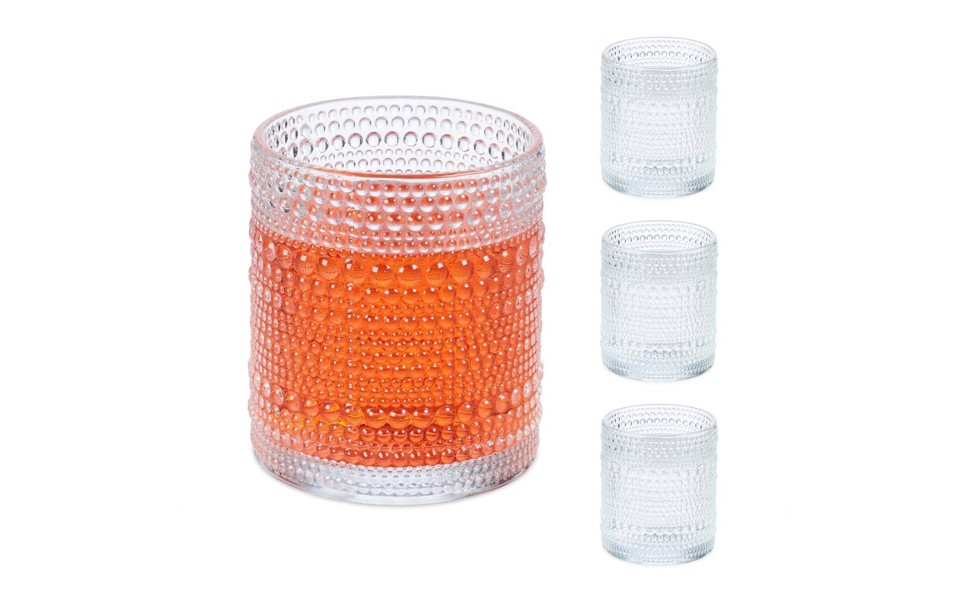 relaxdays Glas »4er Set, Transparent, 410 ml« relaxdays Glas »4er Set, Transparent, 410 ml« von RELAXDAYS