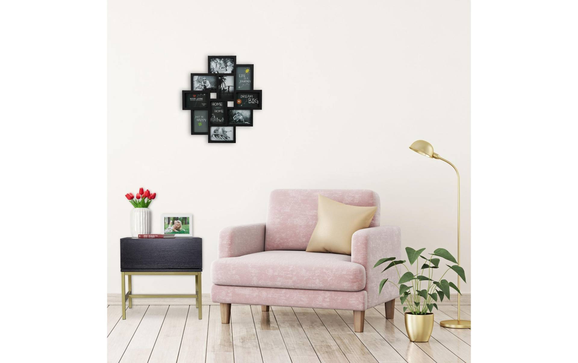 relaxdays Nachttisch »mit 1 Schublade 50 x 50 cm, Goldfarben/Schwarz« relaxdays Nachttisch »mit 1 Schublade 50 x 50 cm, Goldfarben/Schwarz« von RELAXDAYS