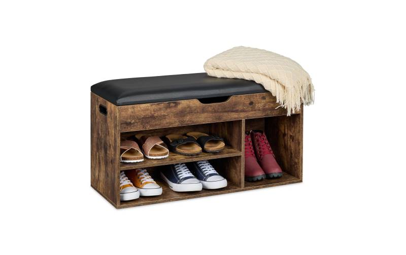 relaxdays Schuhregal »mit Sitzfläche 80 x 46 cm« von RELAXDAYS