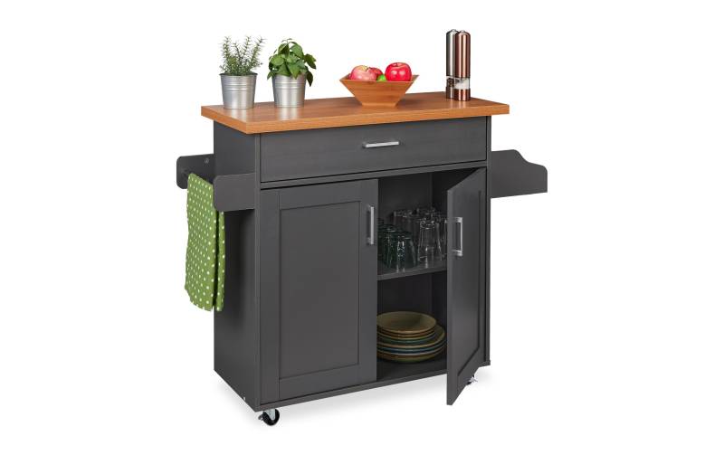 relaxdays Servierwagen »114 x 90 x 39.5 cm« von RELAXDAYS