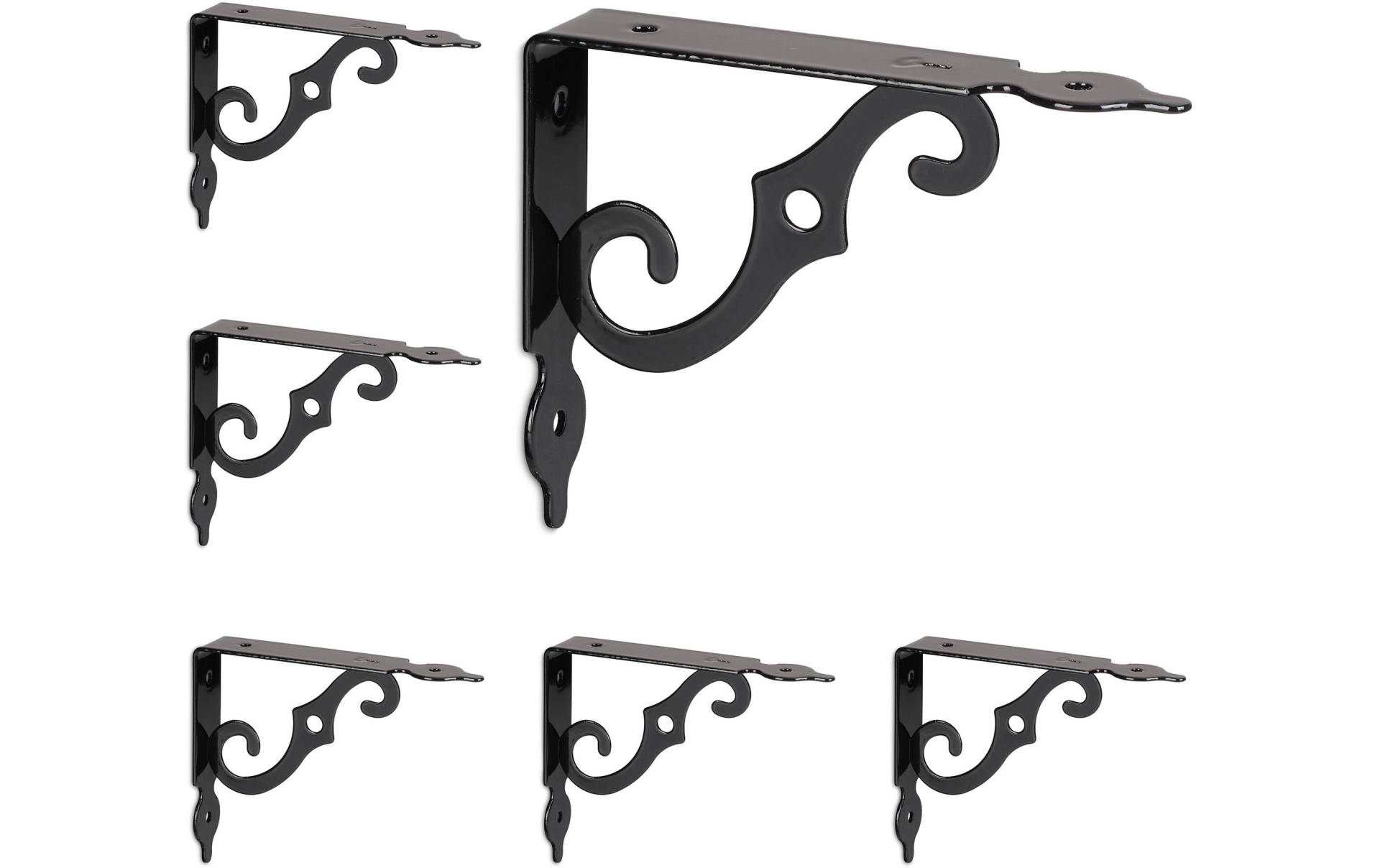 relaxdays Wandhalter »Antik 6er Set 11 x 14 cm« relaxdays Wandhalter »Antik 6er Set 11 x 14 cm« von RELAXDAYS