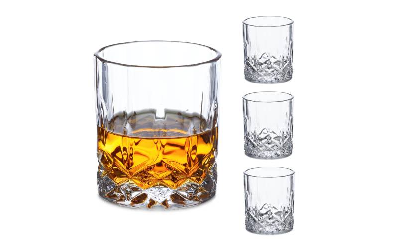 relaxdays Whiskyglas »Set 4 Stück 300 ml« von RELAXDAYS