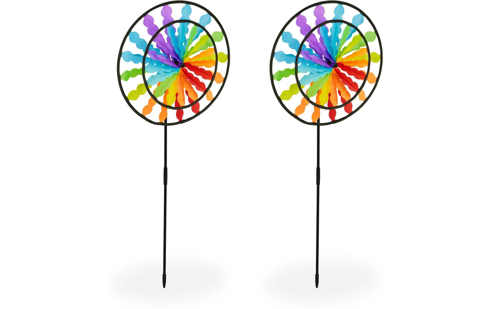 relaxdays Windrad »Regenbogen 2er Set 86 cm« relaxdays Windrad »Regenbogen 2er Set 86 cm« von RELAXDAYS