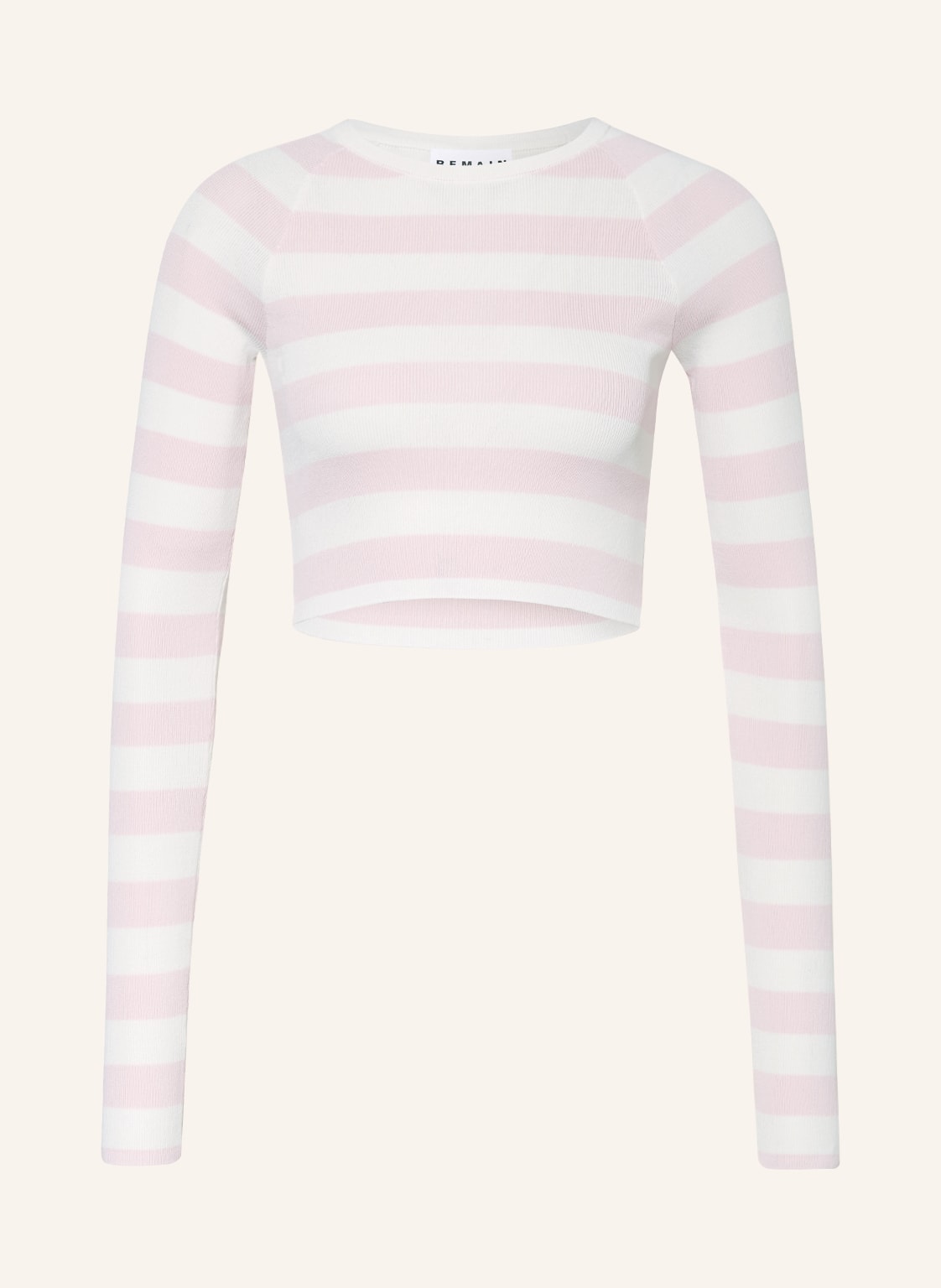 Remain Cropped-Pullover rosa von REMAIN