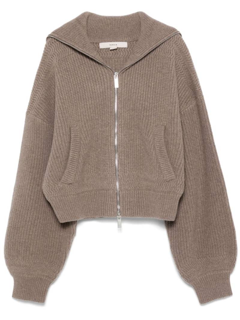 REMAIN cropped cardigan - Brown von REMAIN