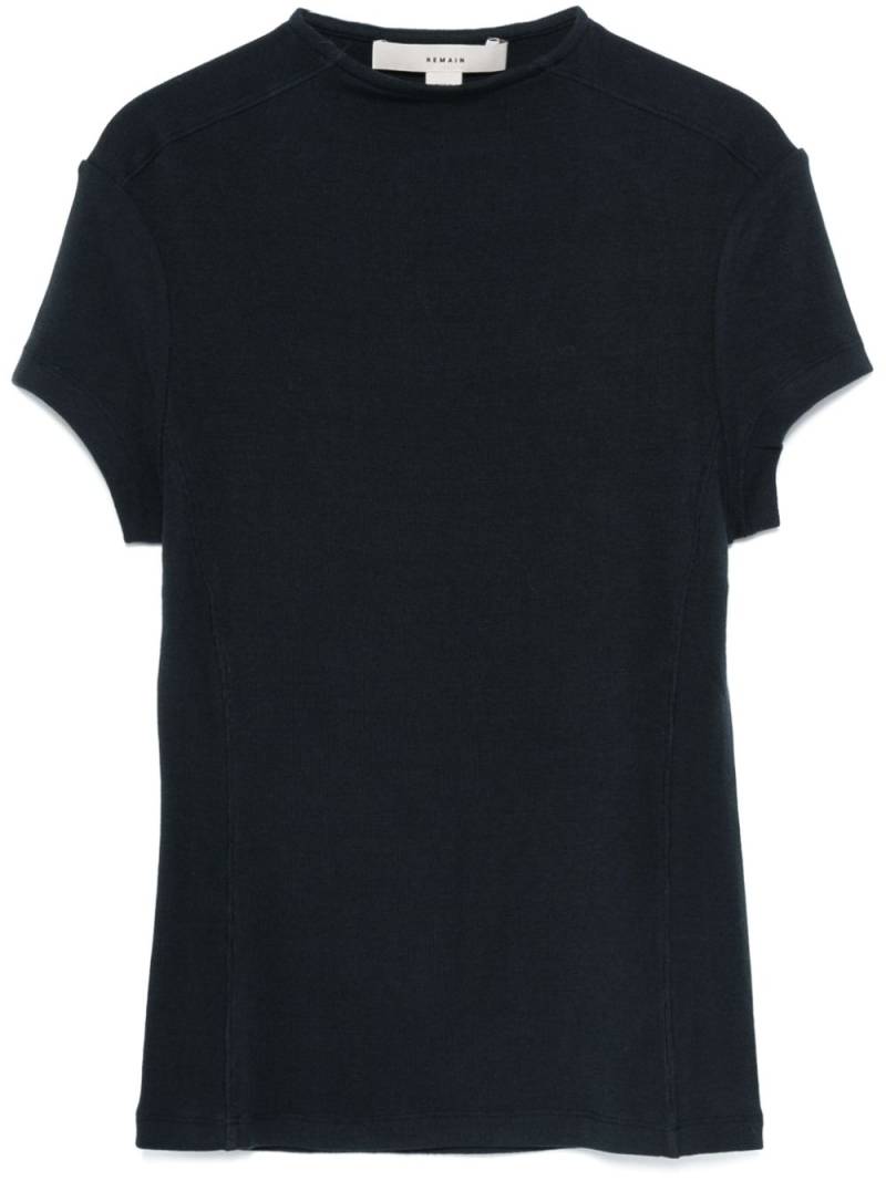 REMAIN mock-neck T-shirt - Blue von REMAIN