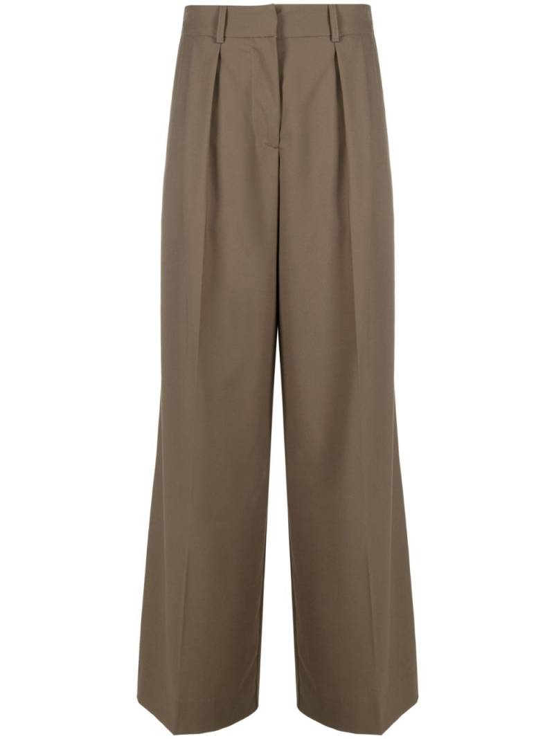 REMAIN wide-leg tailored trousers - Brown von REMAIN