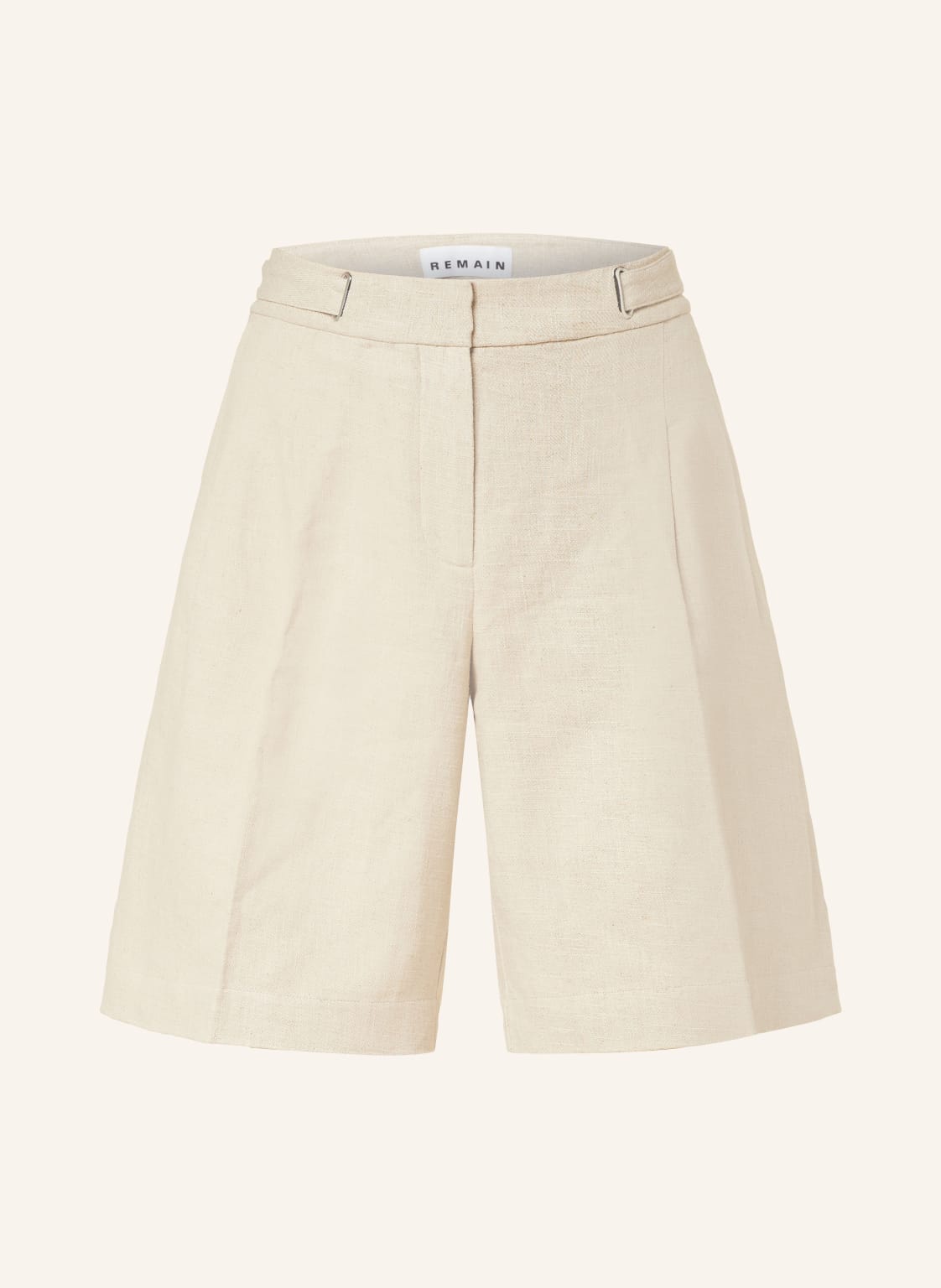 Remain Leinenshorts beige von REMAIN