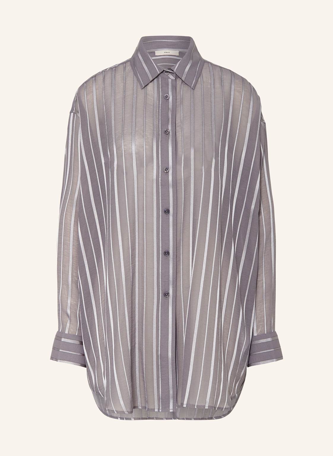 Remain Oversized-Hemdbluse grau Remain Oversized-Hemdbluse grau von REMAIN
