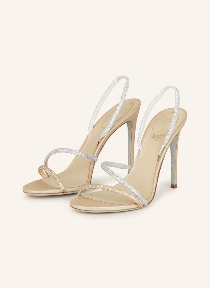 Rene Caovilla Sandaletten Irina beige von RENE CAOVILLA