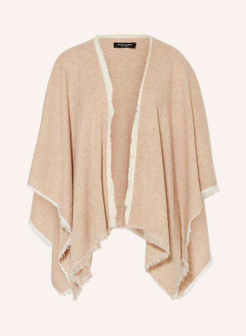Repeat Cashmere-Cape beige Repeat Cashmere-Cape beige von REPEAT