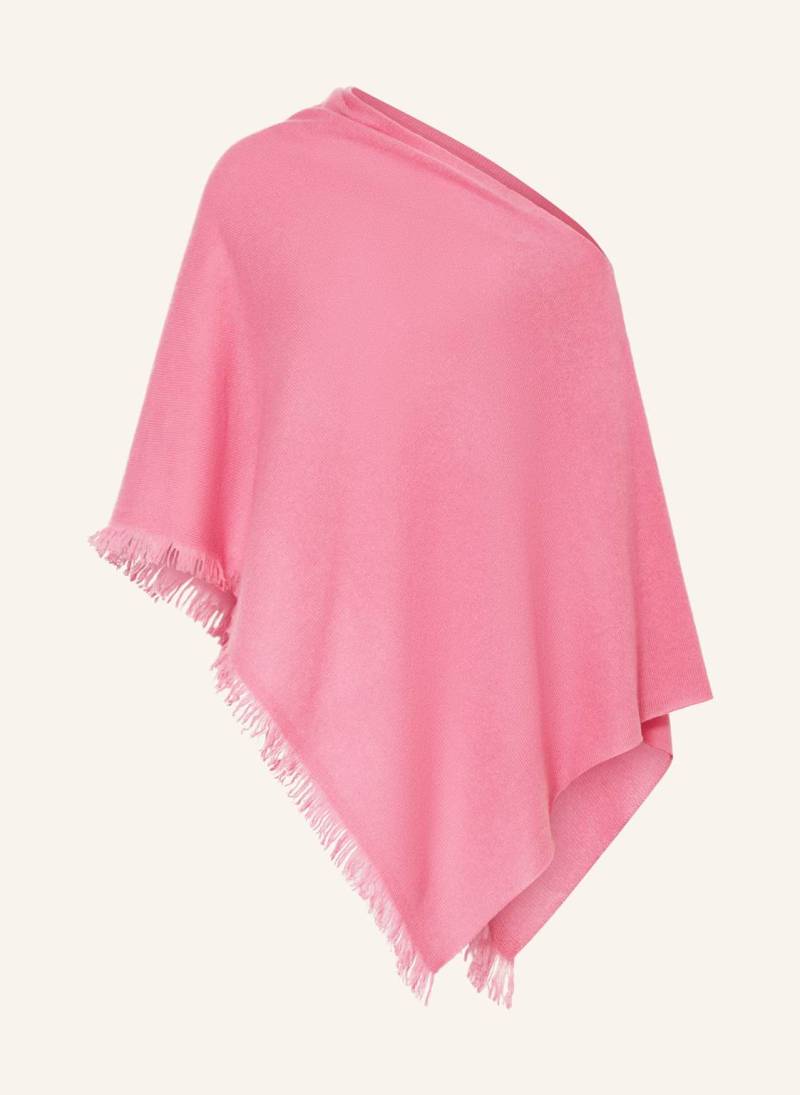 Repeat Cashmere-Poncho pink von REPEAT