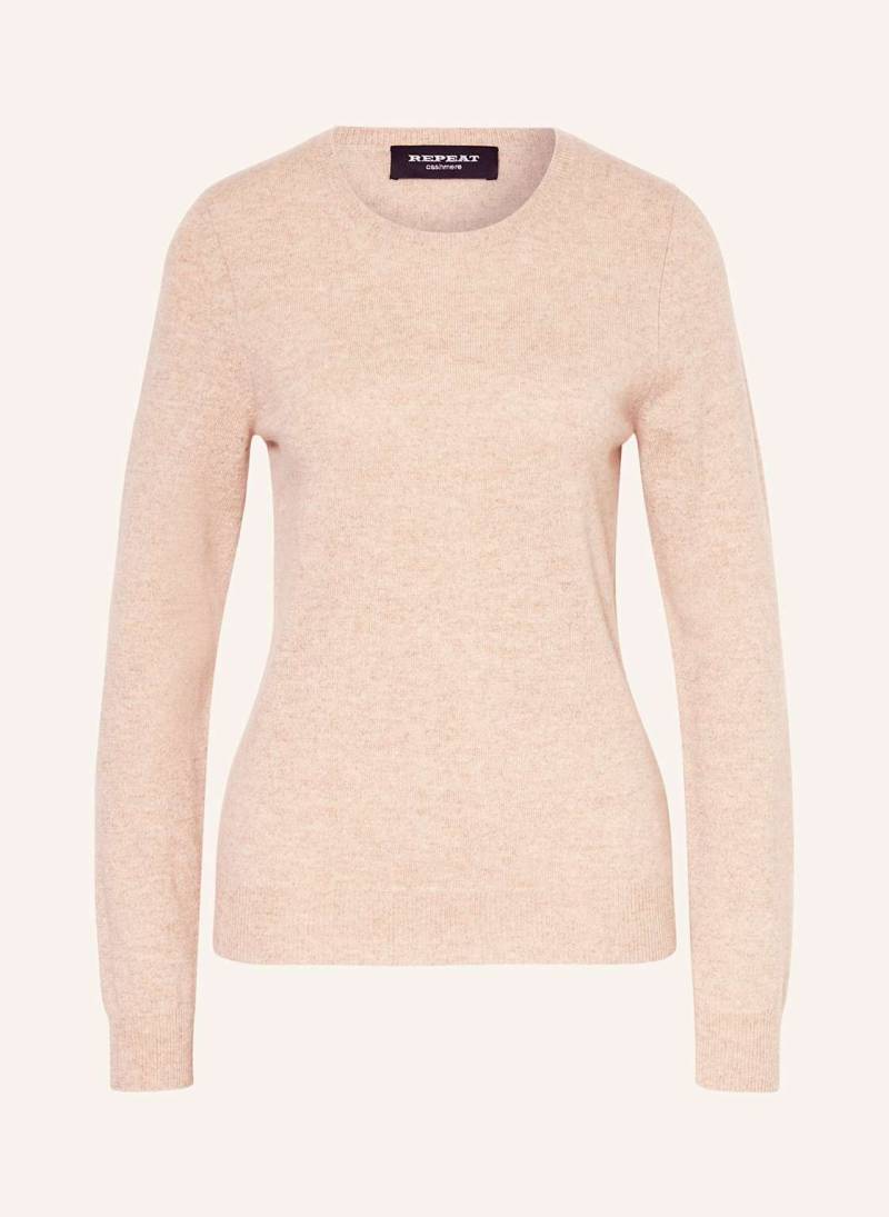 Repeat Cashmere-Pullover beige von REPEAT