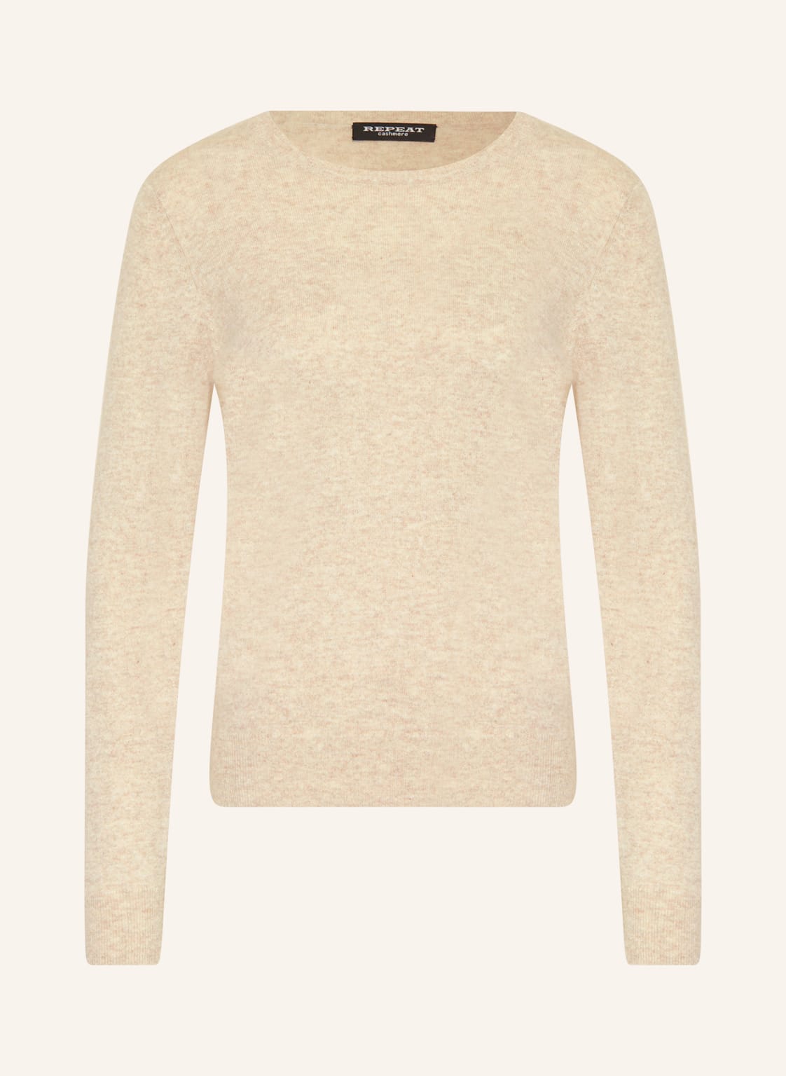 Repeat Cashmere-Pullover beige von REPEAT