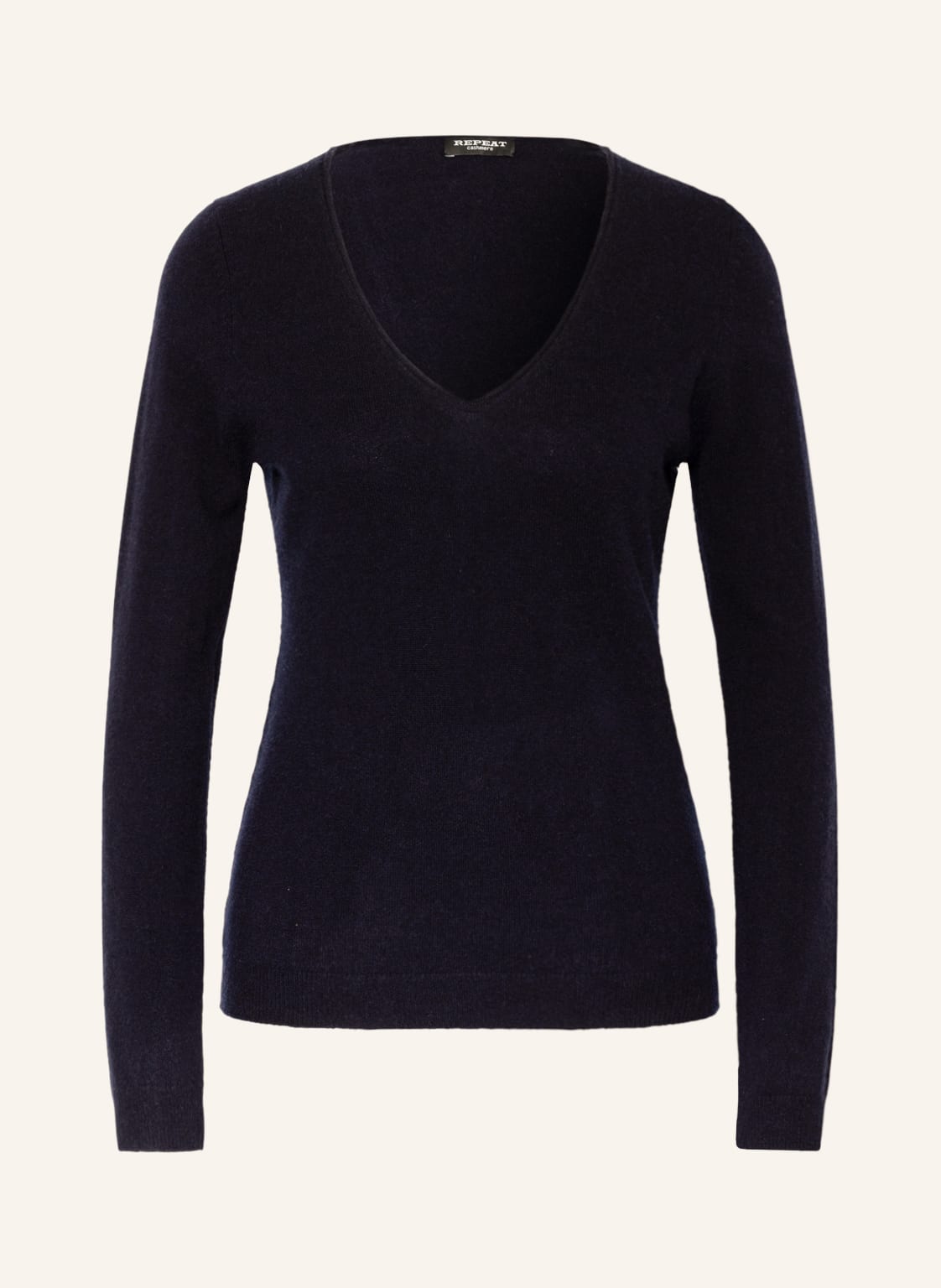 Repeat Cashmere-Pullover blau von REPEAT