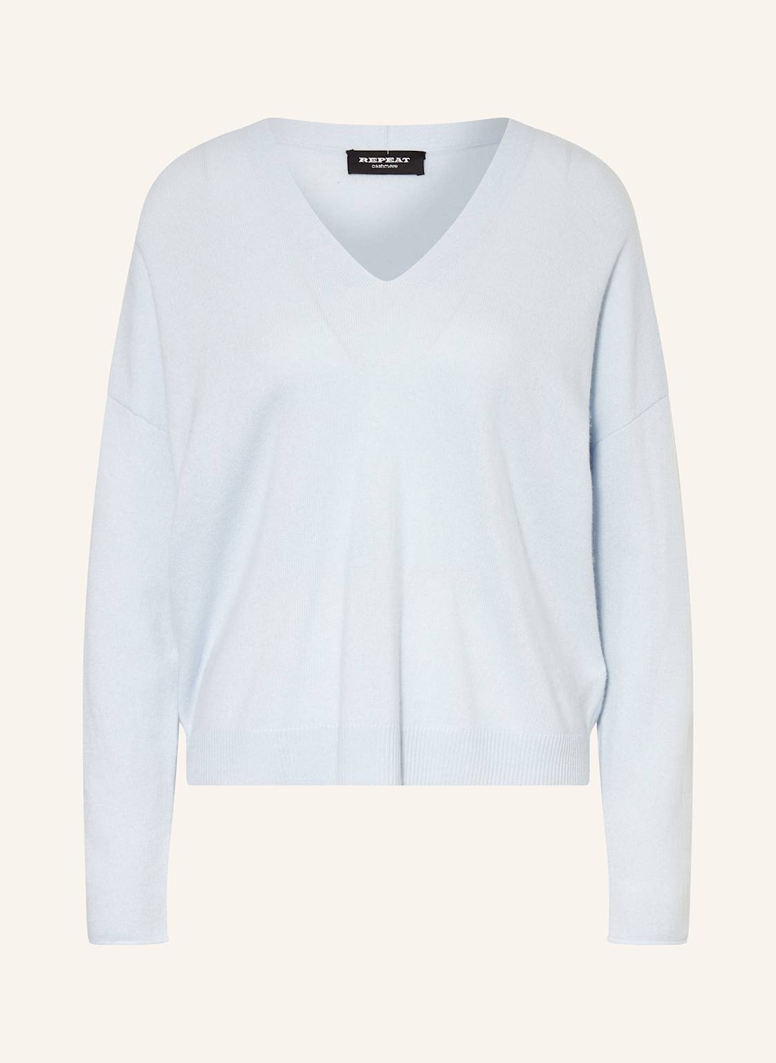 Repeat Cashmere-Pullover blau Repeat Cashmere-Pullover blau von REPEAT