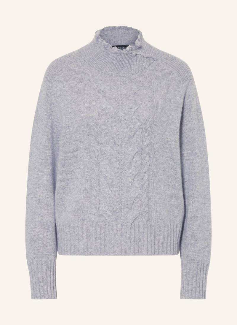 Repeat Cashmere-Pullover grau von REPEAT