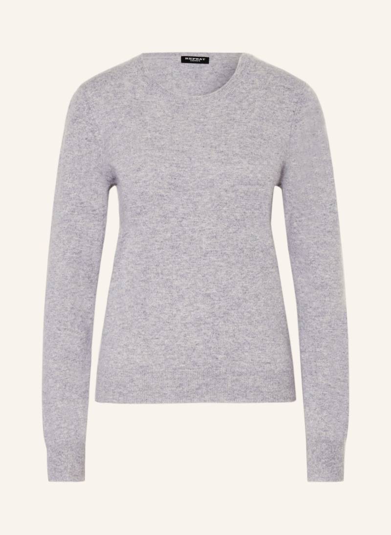 Repeat Cashmere-Pullover grau von REPEAT