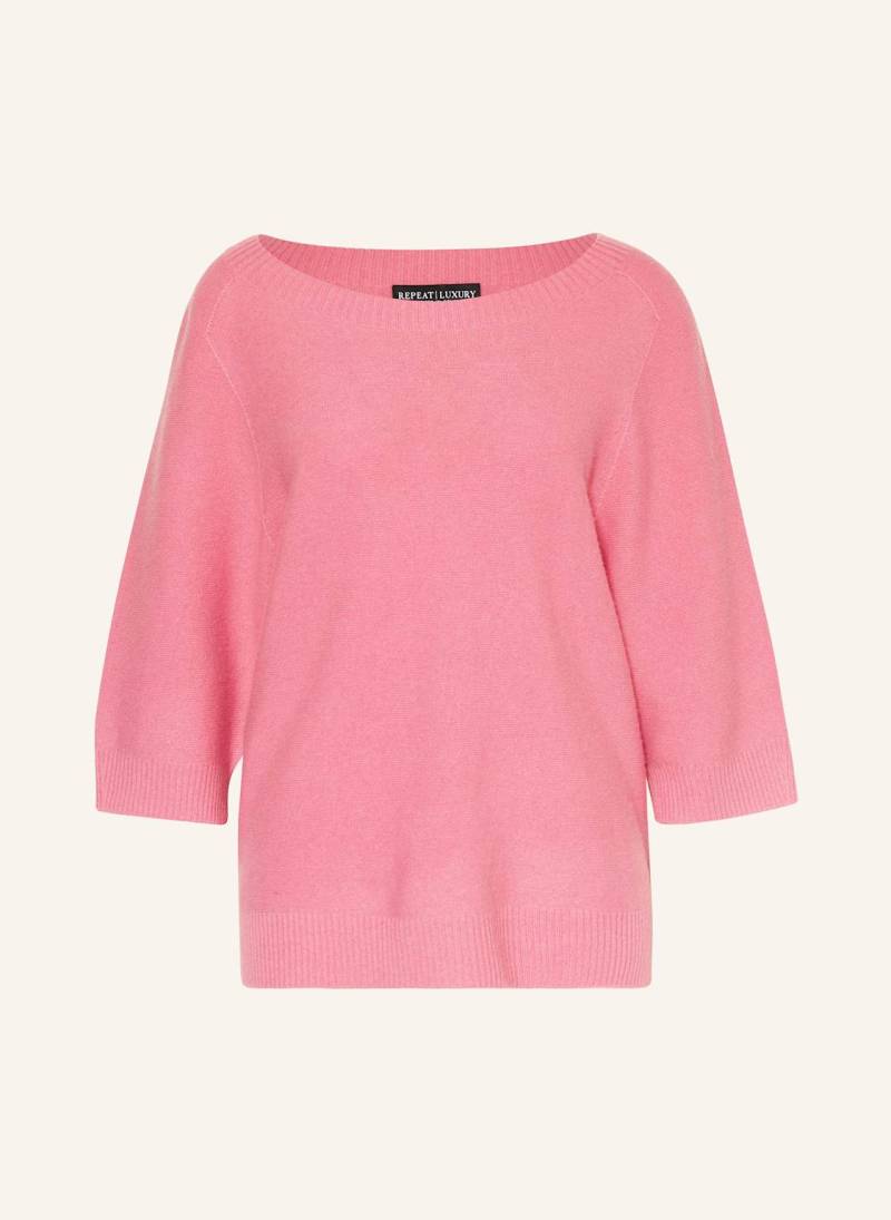 Repeat Cashmere-Pullover pink von REPEAT