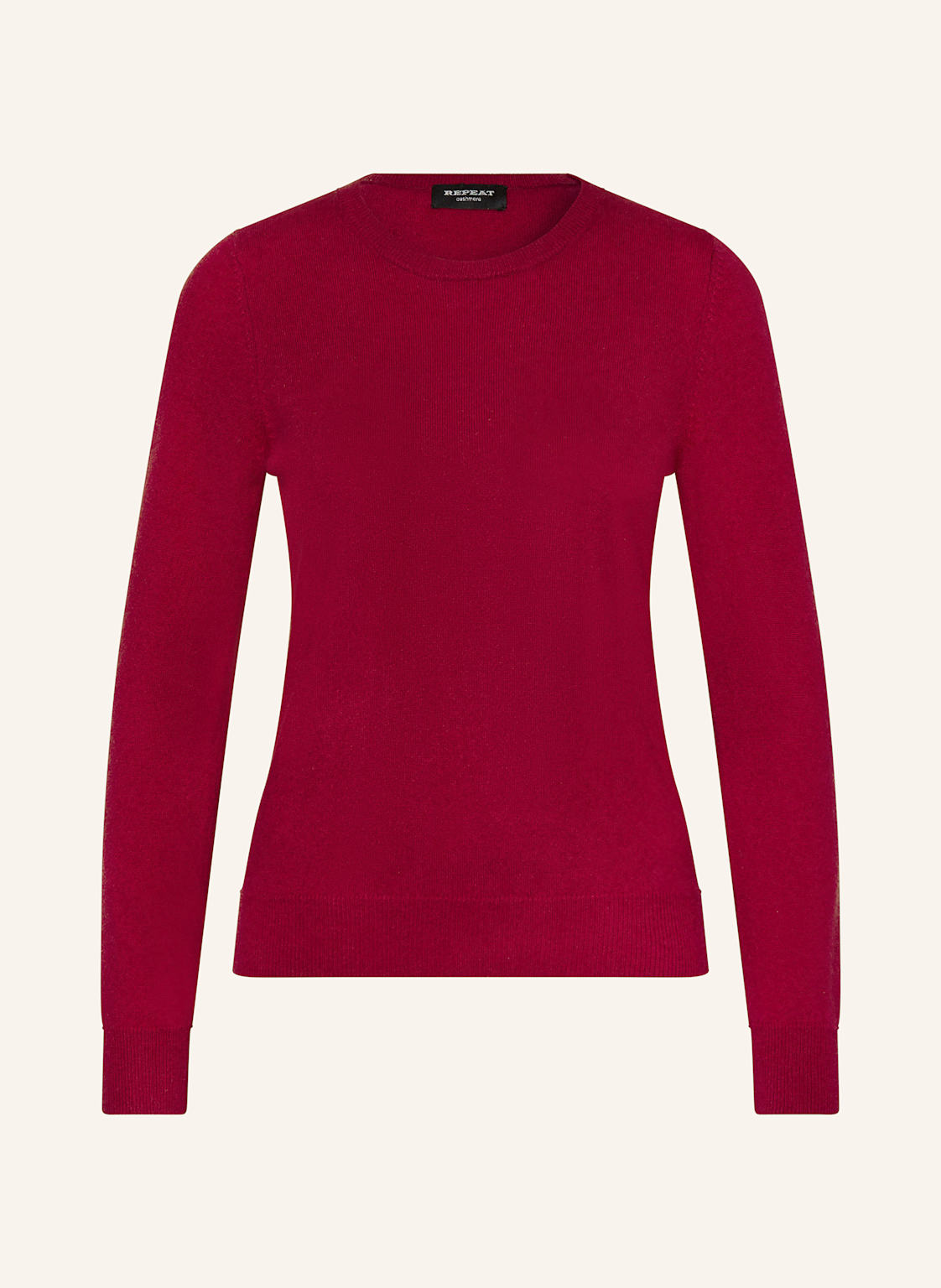 Repeat Cashmere-Pullover rot von REPEAT