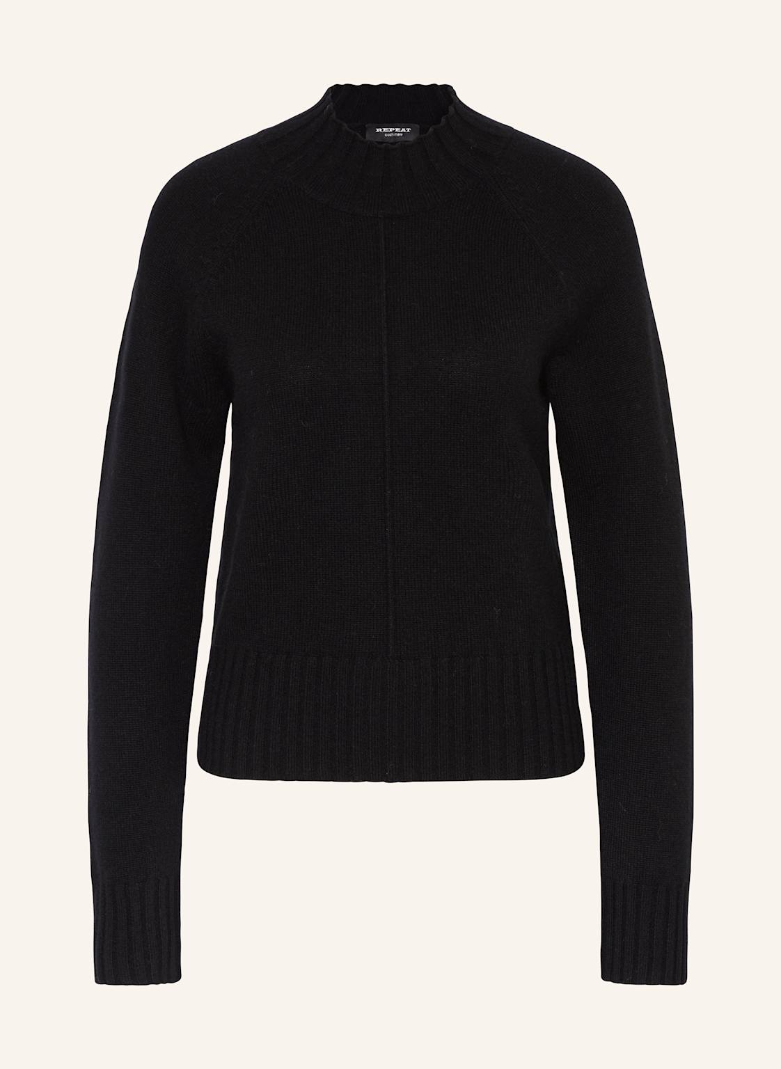 Repeat Cashmere-Pullover schwarz Repeat Cashmere-Pullover schwarz von REPEAT