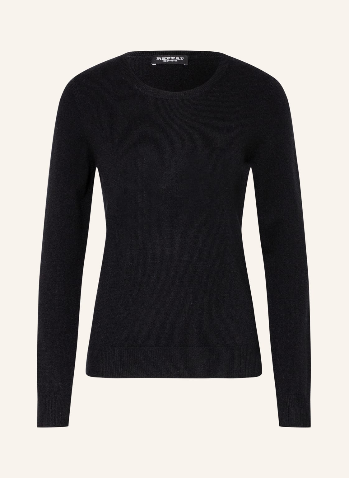 Repeat Cashmere-Pullover schwarz von REPEAT