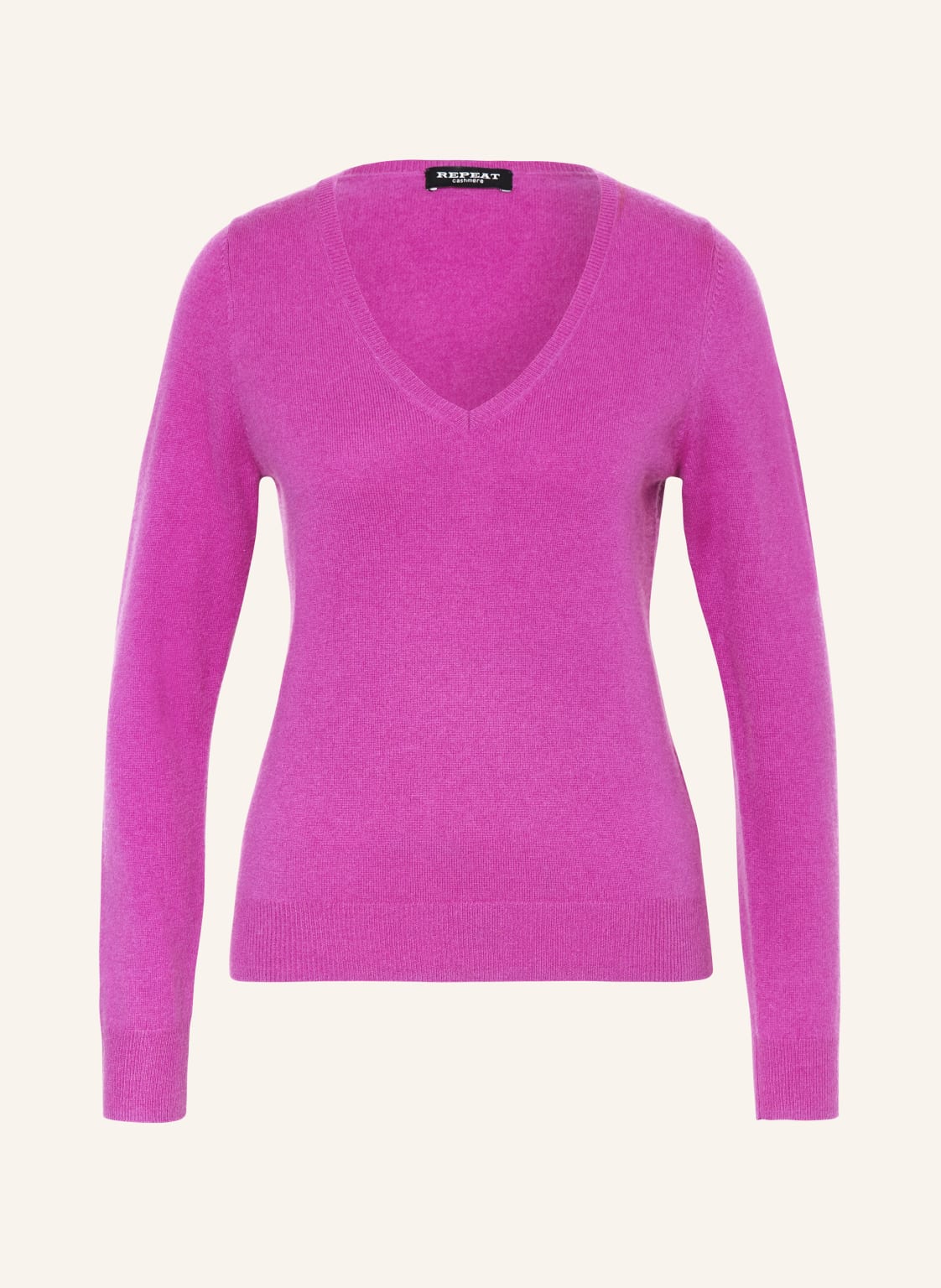 Repeat Cashmere-Pullover lila von REPEAT