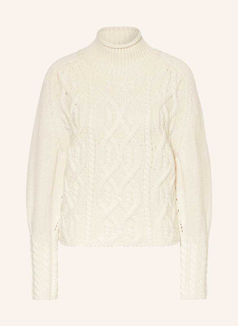 Repeat Cashmere-Pullover weiss von REPEAT