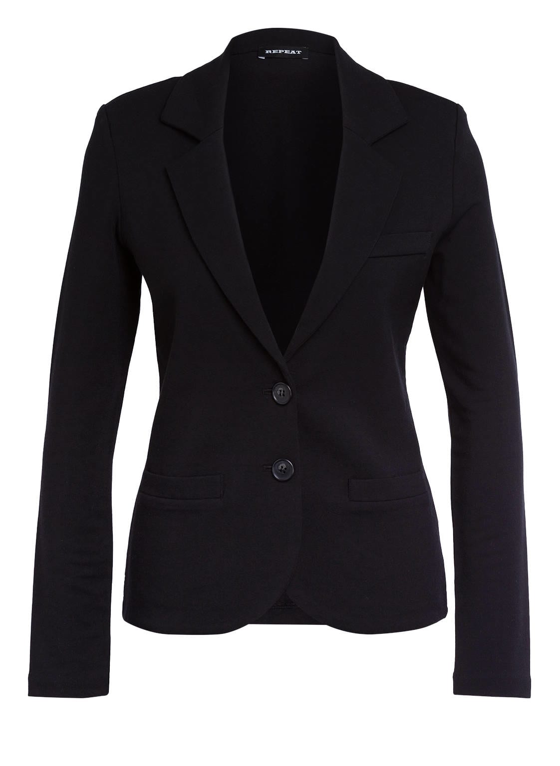 Repeat Jerseyblazer schwarz von REPEAT