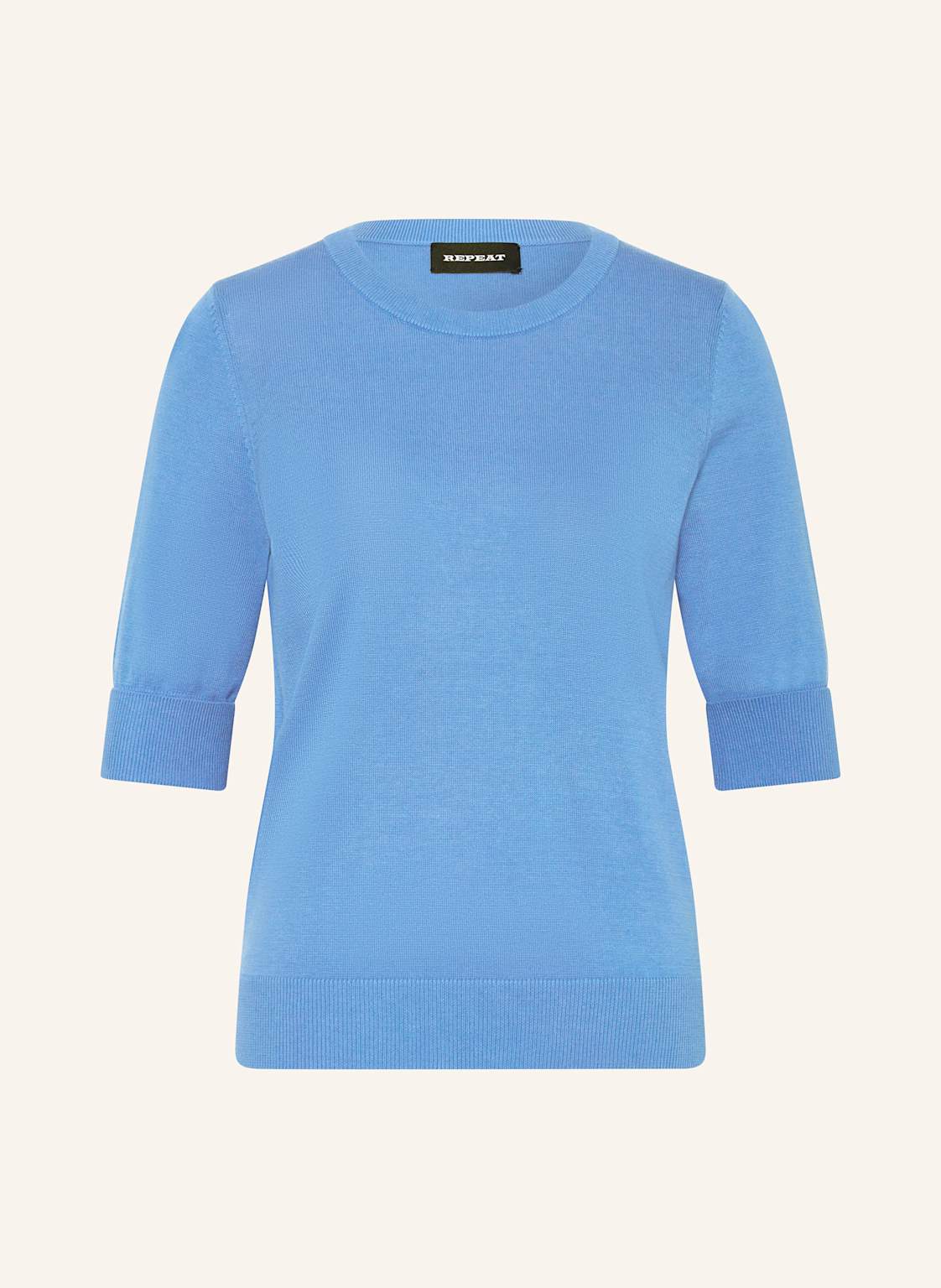 Repeat Pullover Mit 3/4-Arm blau von REPEAT