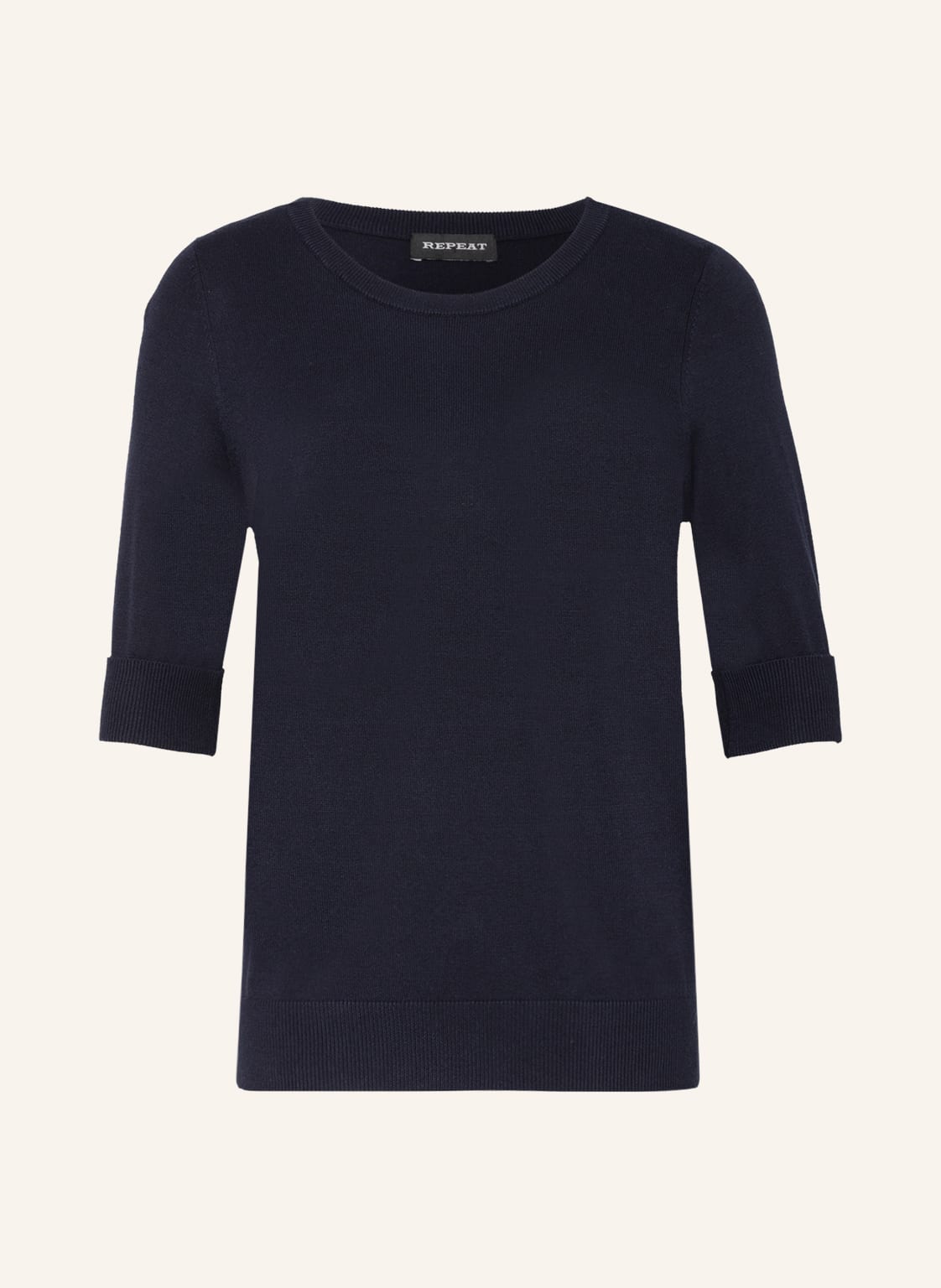 Repeat Pullover Mit 3/4-Arm blau von REPEAT