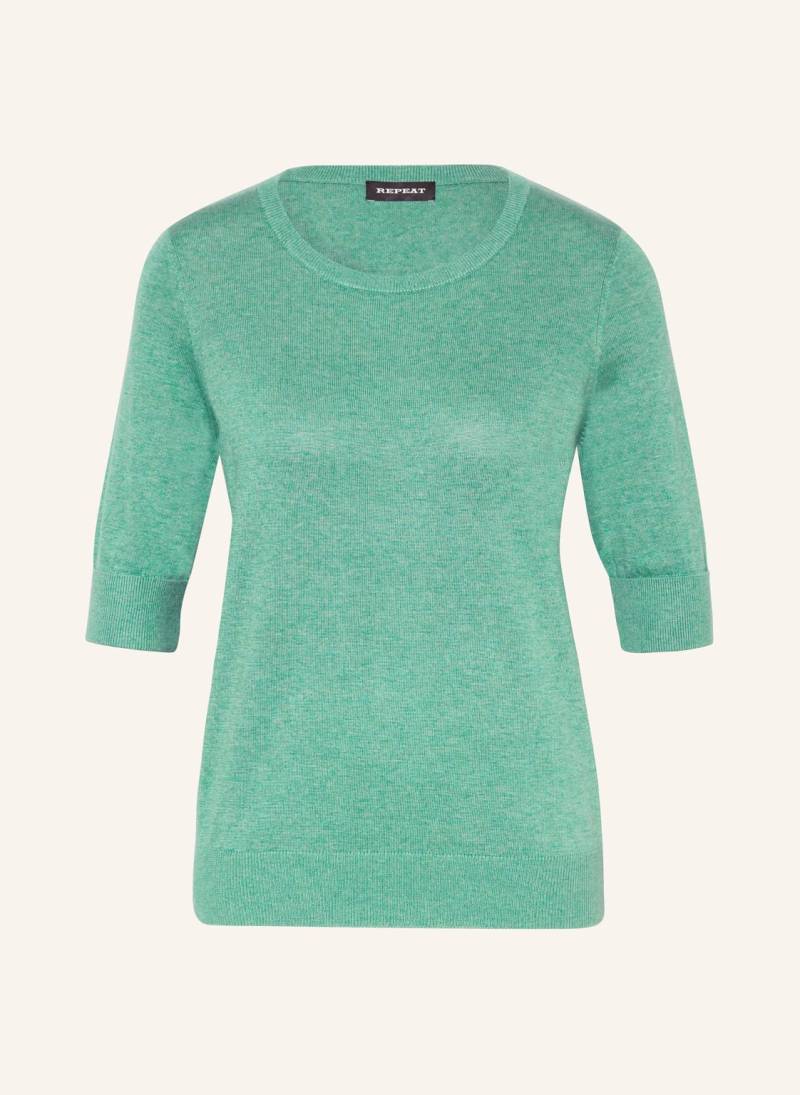 Repeat Pullover Mit 3/4-Arm gruen von REPEAT