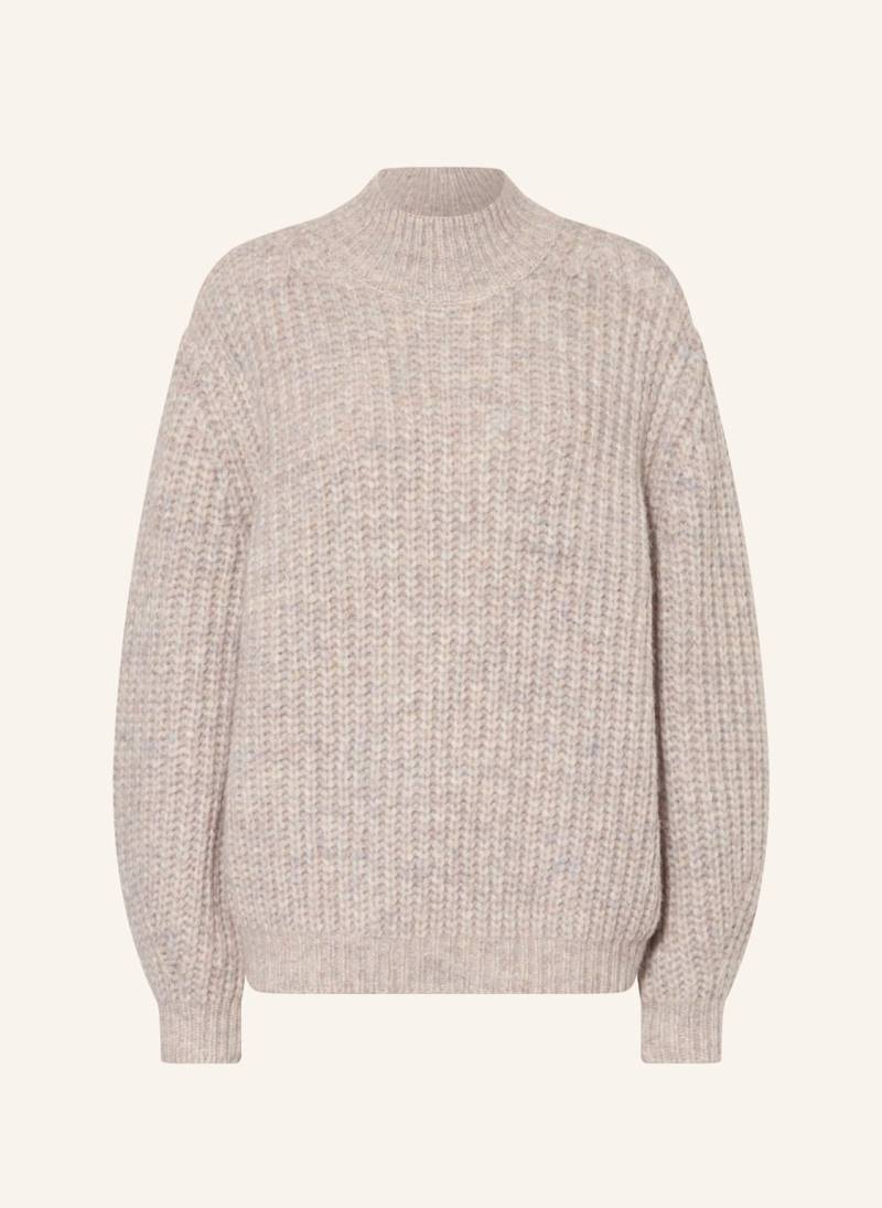 Repeat Pullover Mit Alpaka beige von REPEAT