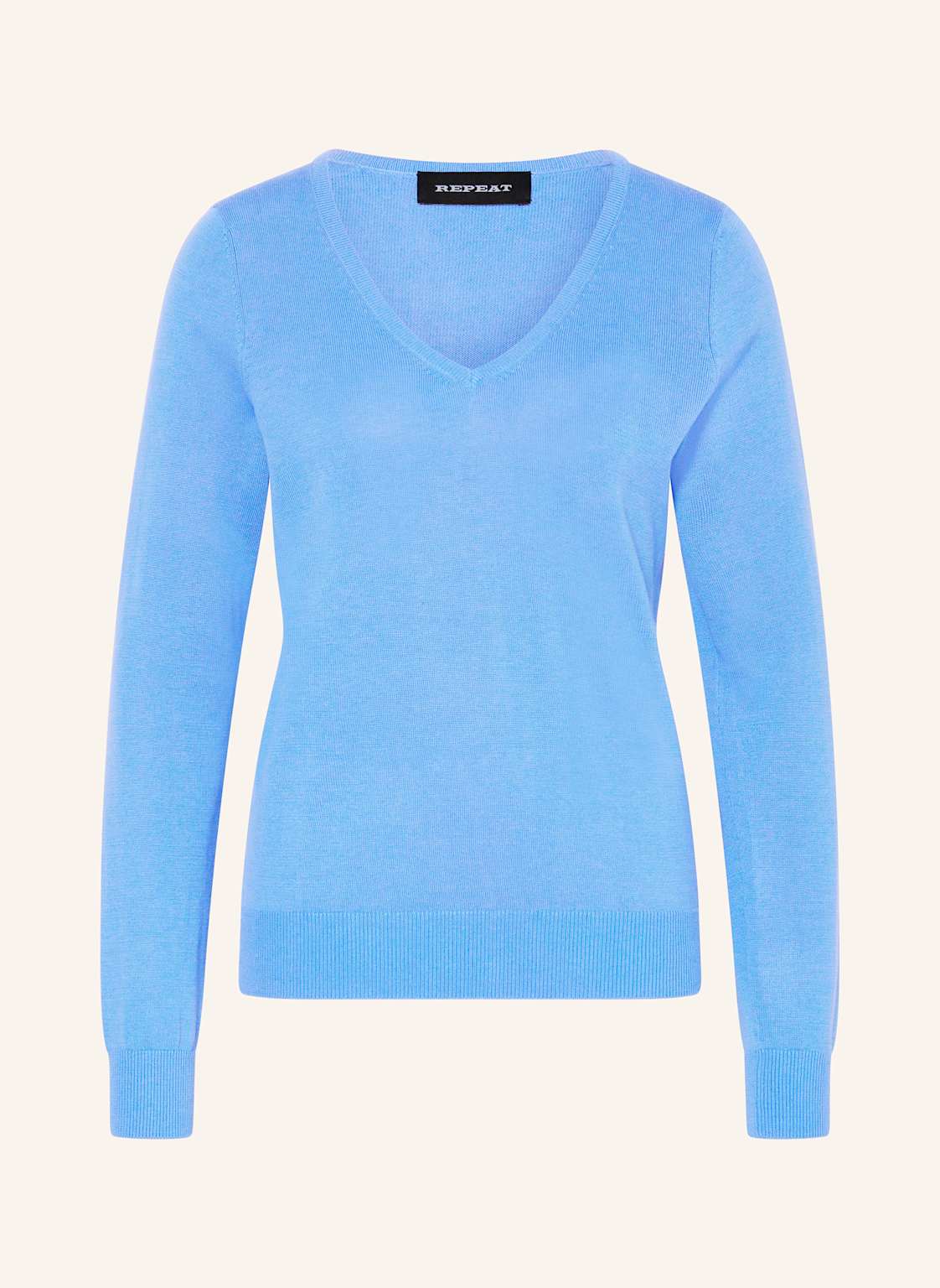 Repeat Pullover blau von REPEAT