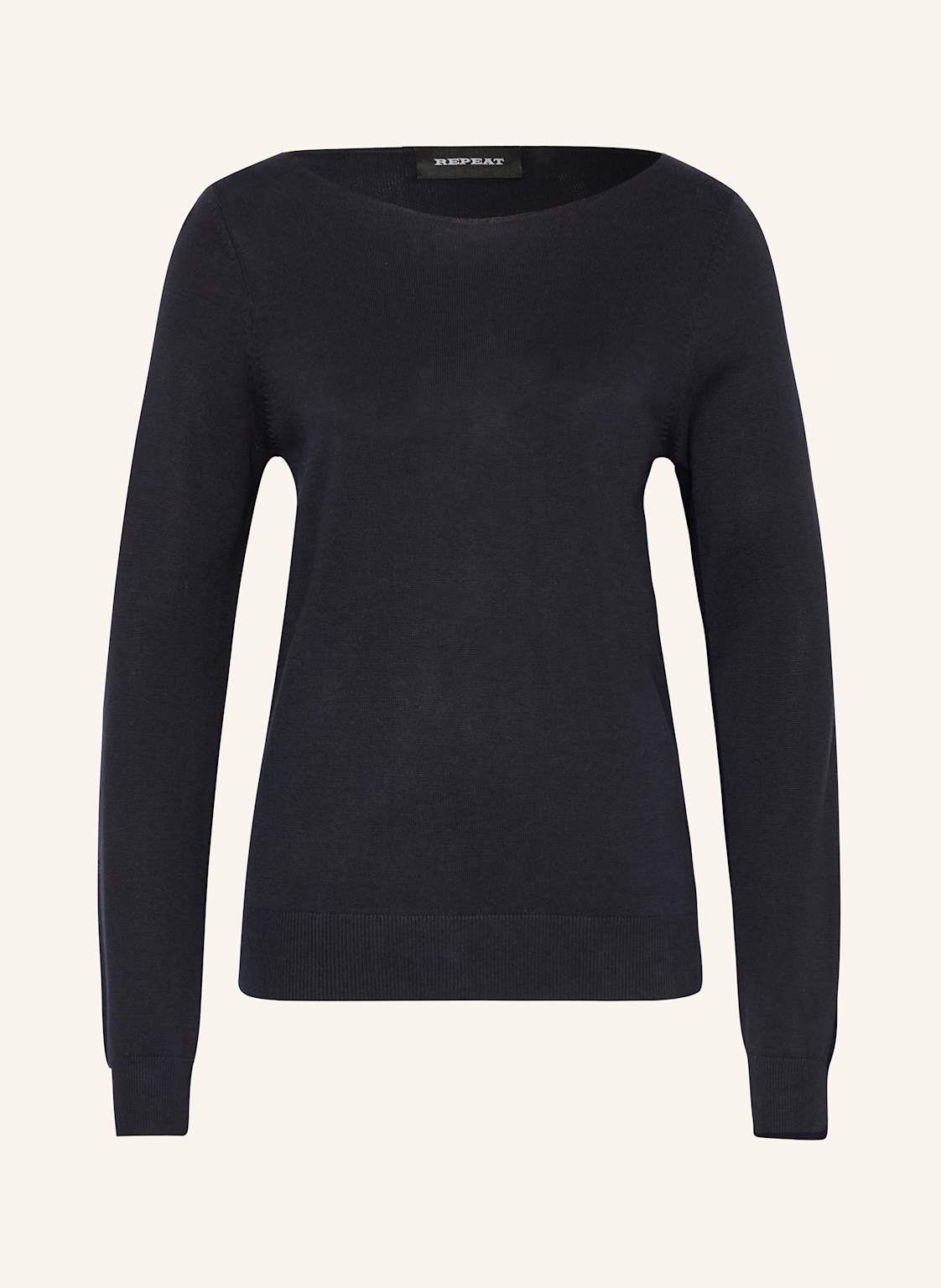 Repeat Pullover blau von REPEAT