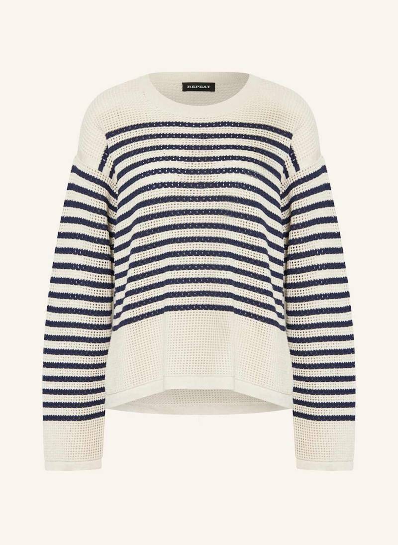 Repeat Pullover weiss von REPEAT