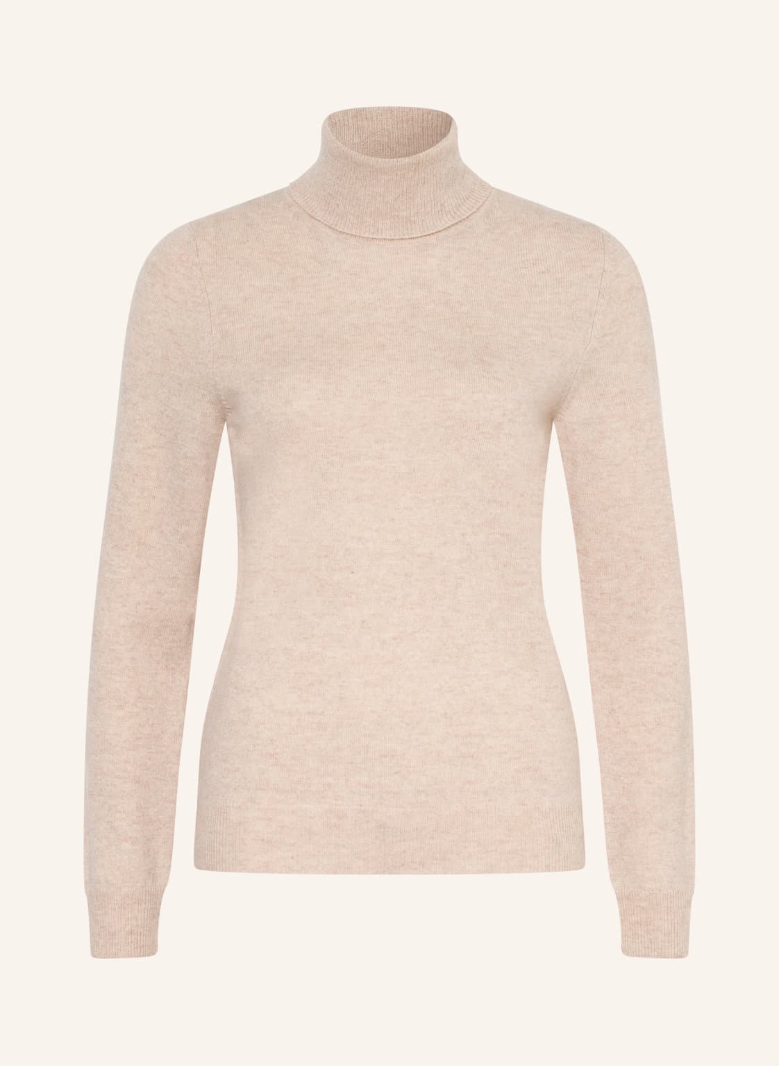 Repeat Rollkragenpullover Aus Cashmere beige von REPEAT